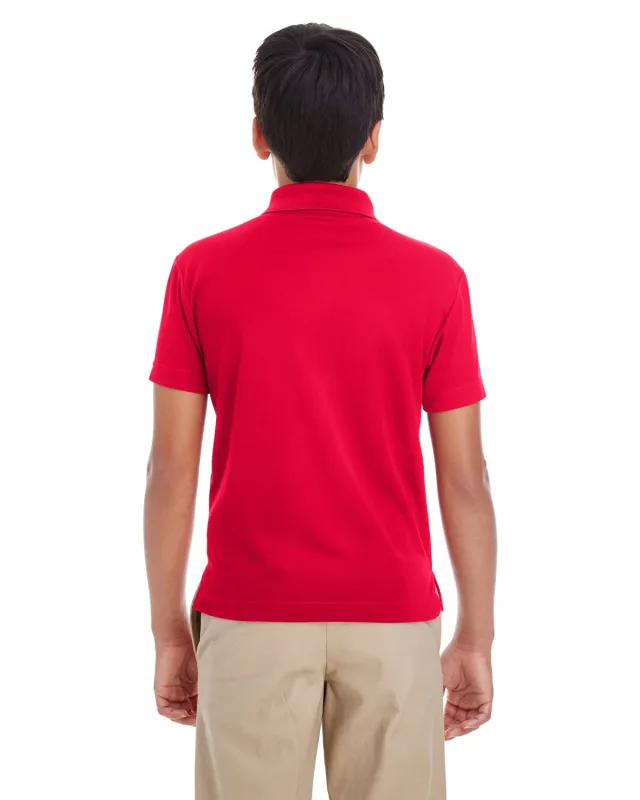 CORE365 Youth Origin Performance Piqué Polo — view 25