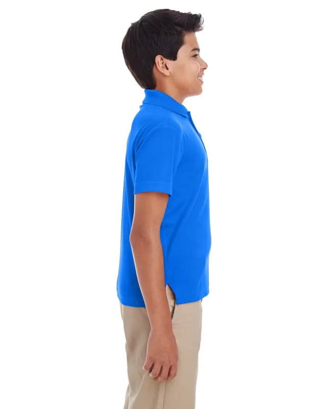 CORE365 Youth Origin Performance Piqué Polo — view 6
