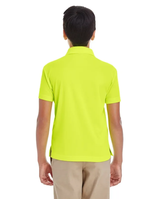 CORE365 Youth Origin Performance Piqué Polo — view 7