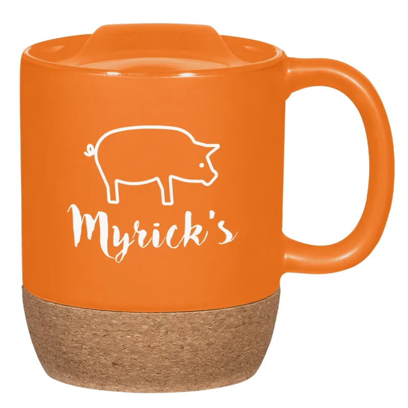 Cork Base Ceramic Mug — view 5