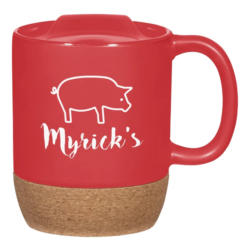Cork Base Ceramic Mug — view 6
