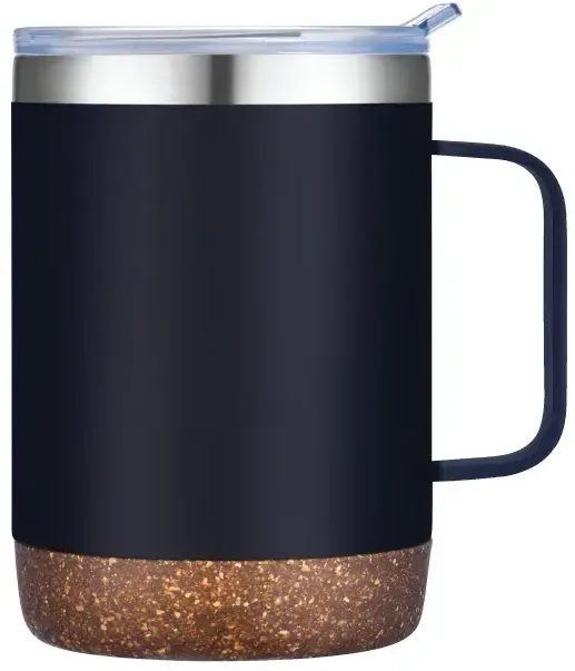Personalized Vacuum Mug (14 oz.) with Cork Bottom — view 5
