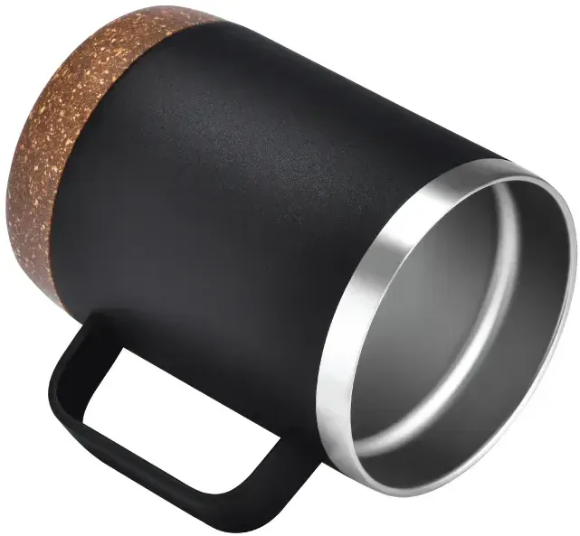 Personalized Vacuum Mug (14 oz.) with Cork Bottom — view 7