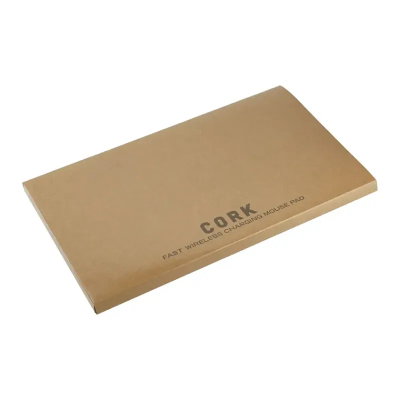 Custom Cork Wireless Charging Mouse Pad — view 2