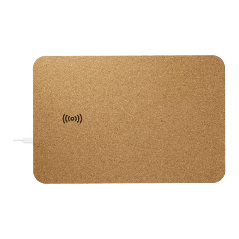 Custom Cork Wireless Charging Mouse Pad — view 6