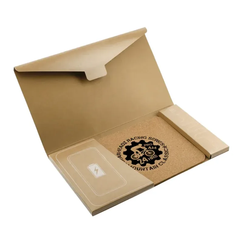 Custom Cork Wireless Charging Mouse Pad — view 9