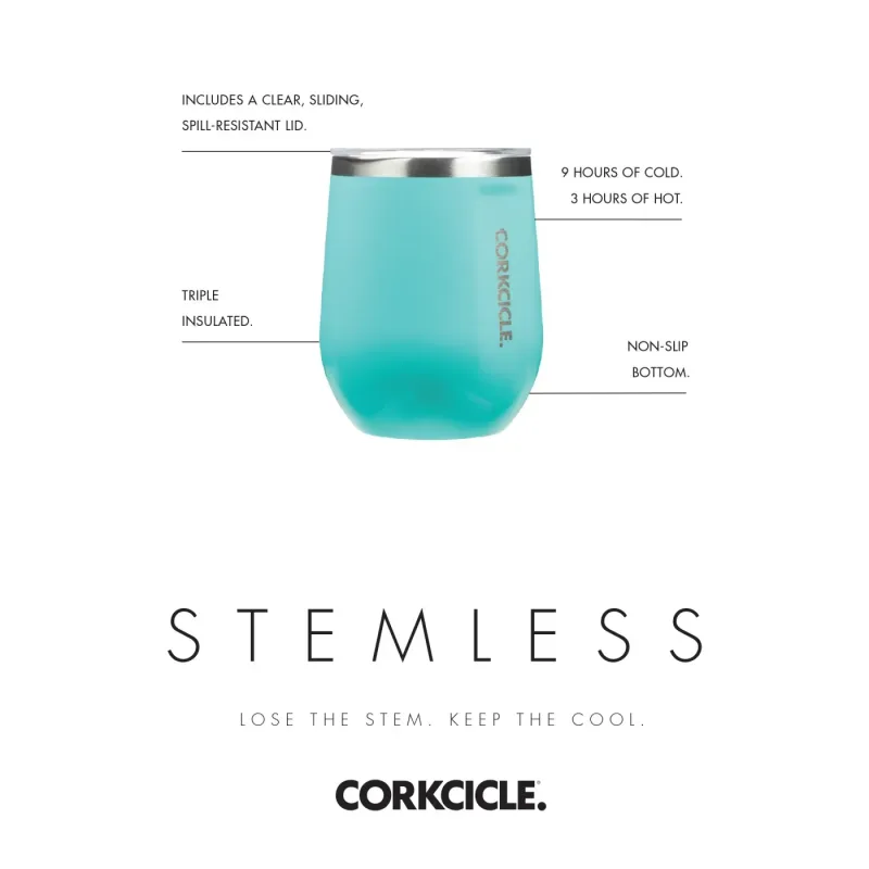 CORKCICLE® Stemless Wine Cup Gift Set — view 3