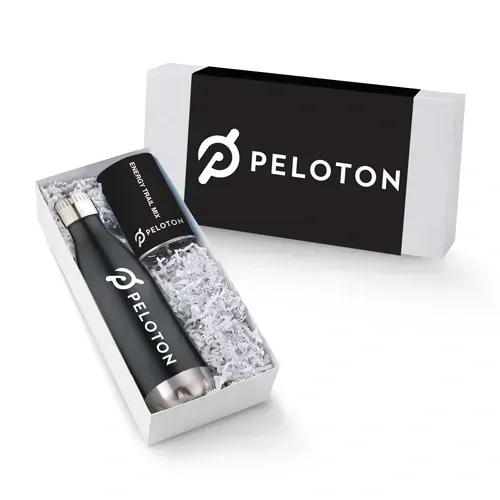 Corporate Gift Set: Drinkware and Snack Set