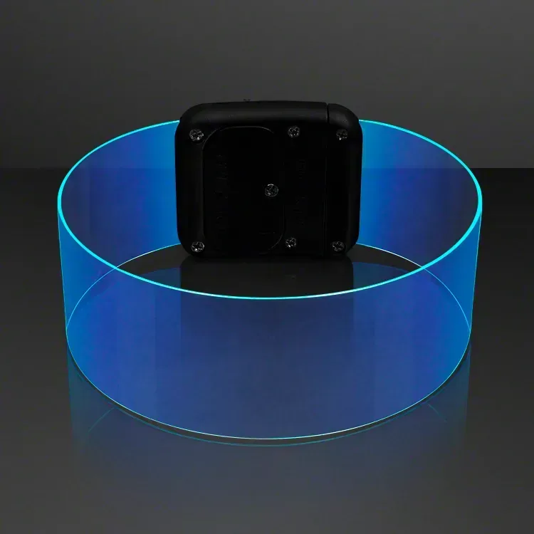 Cosmic Blue LED Magnetic Clasp Bracelets — view 3