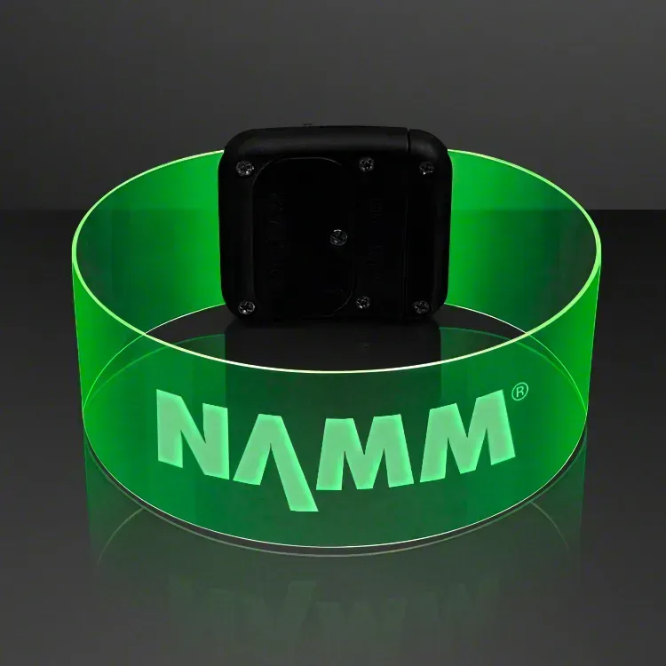 Cosmic Green LED Magnetic Clasp Bracelets — view 4