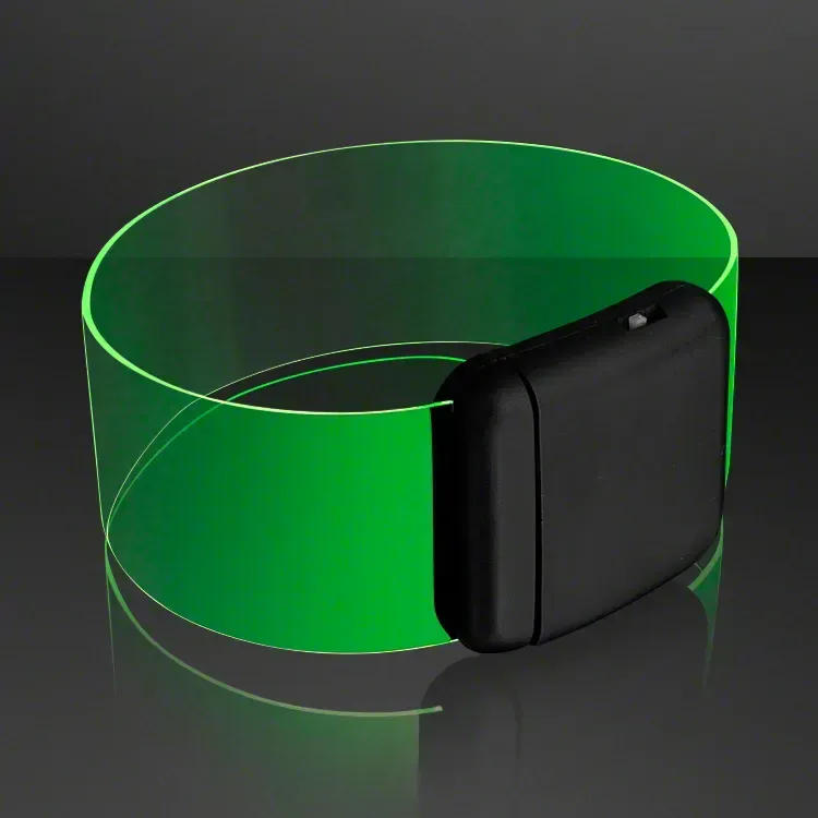 Cosmic Green LED Magnetic Clasp Bracelets — view 5