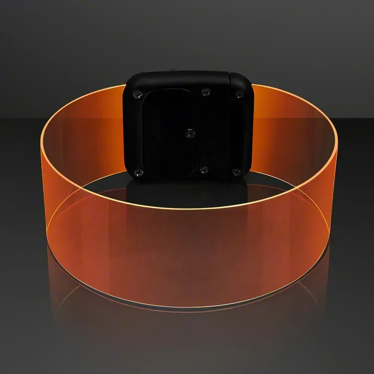 Cosmic Orange LED Magnetic Clasp Bracelets — view 5