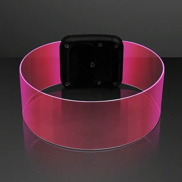 Cosmic Pink LED Magnetic Clasp Bracelets — view 2
