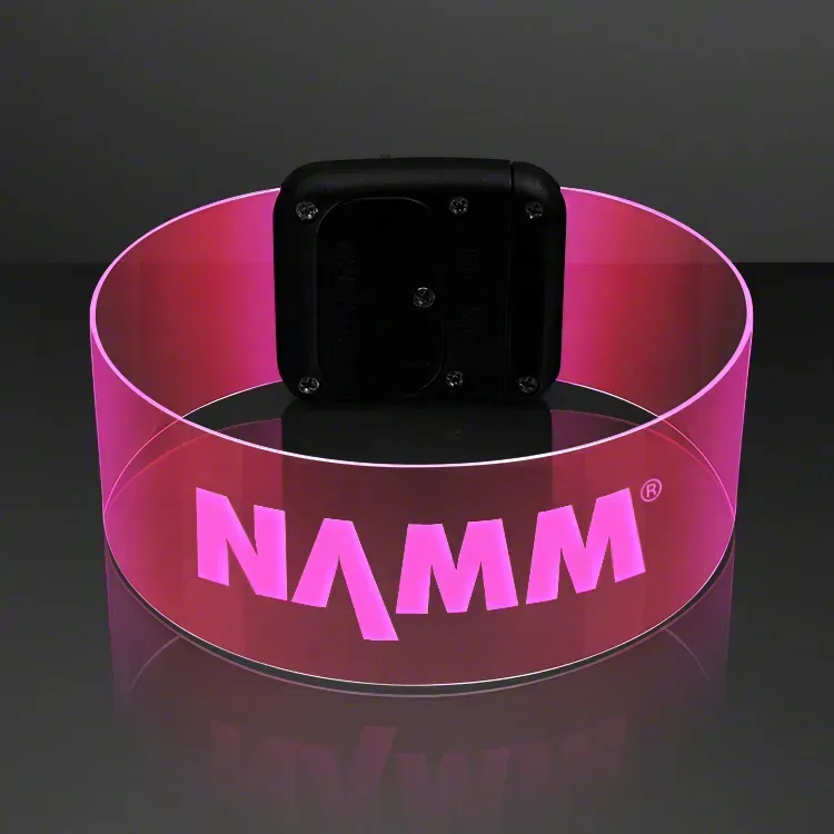 Cosmic Pink LED Magnetic Clasp Bracelets — view 5