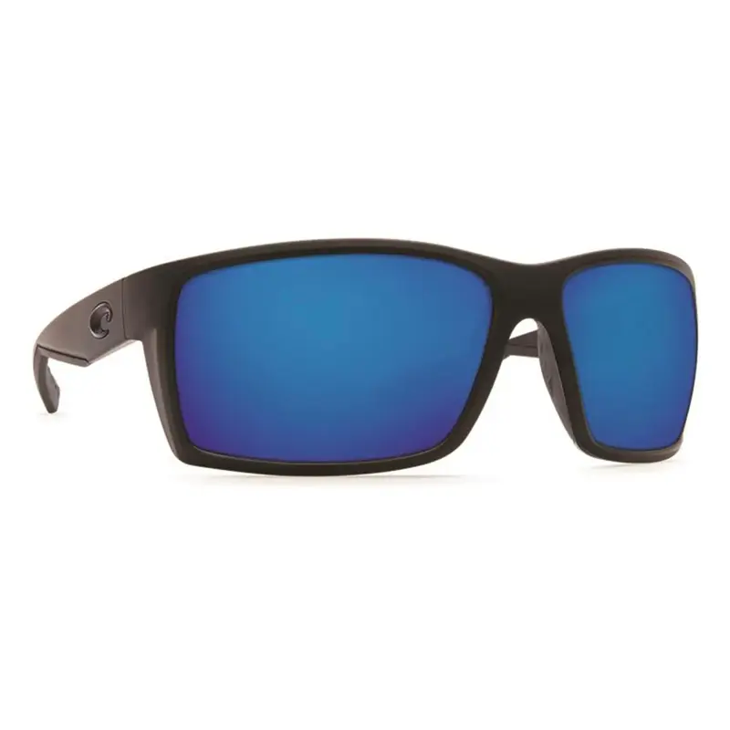 Costa Del Mar Reefton Sunglasses - (Frame) Blackout; (Lens) Blue Mirror, 580G