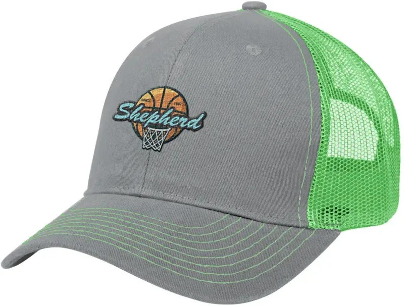 Custom Printed Cotton Twill Mesh Back Cap — view 15