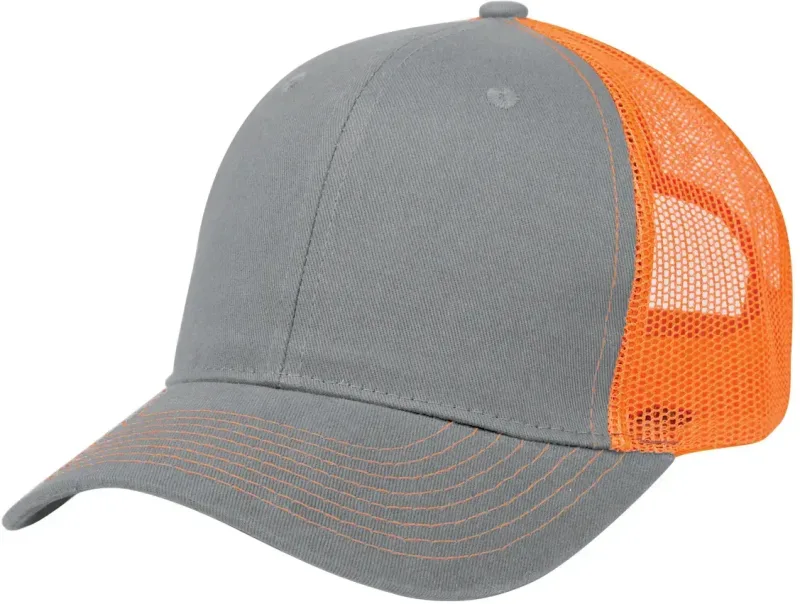 Custom Printed Cotton Twill Mesh Back Cap — view 18