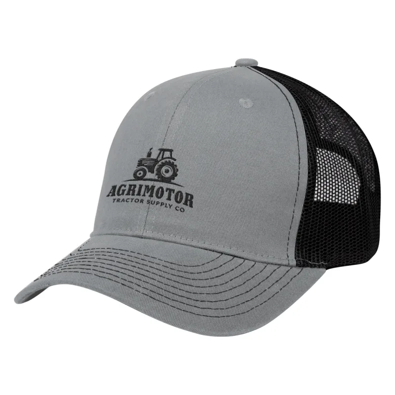 Custom Printed Cotton Twill Mesh Back Cap — view 2