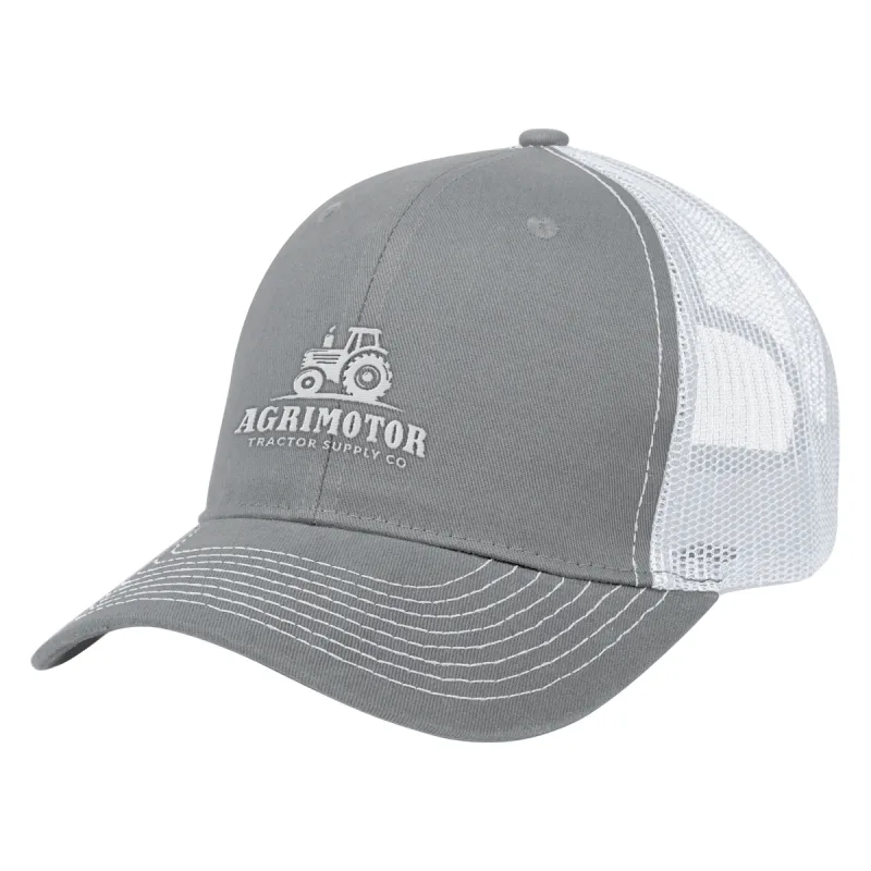 Custom Printed Cotton Twill Mesh Back Cap — view 3