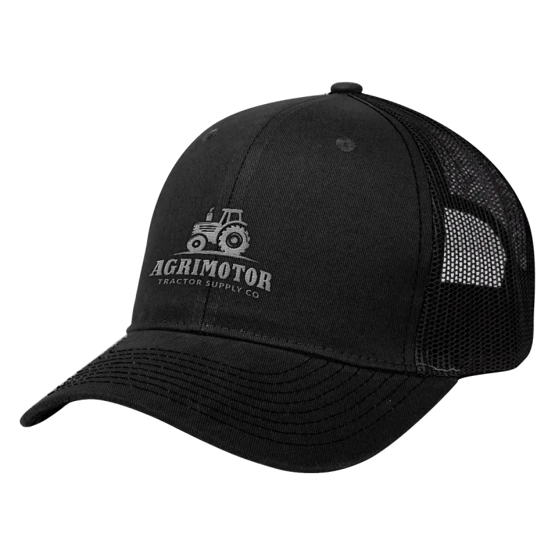 Custom Printed Cotton Twill Mesh Back Cap — view 5