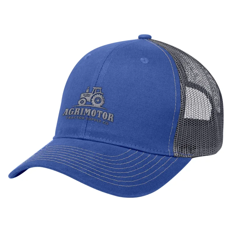 Custom Printed Cotton Twill Mesh Back Cap — view 7
