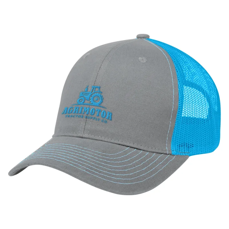 Custom Printed Cotton Twill Mesh Back Cap — view 8