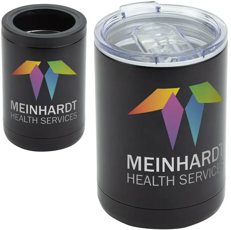 Personalized Coventry 12 oz Vacuum Insulated Stainless Steel Tumbler + Can Cooler — view 2