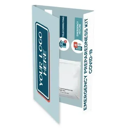 Covid-19 Info Card With Sanitizer Gel — view 8
