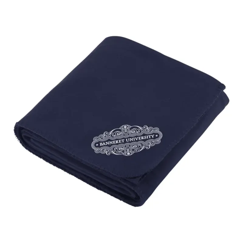 Personalized Cozy Fleece Blanket - 50" x 60" Unfolded — view 7