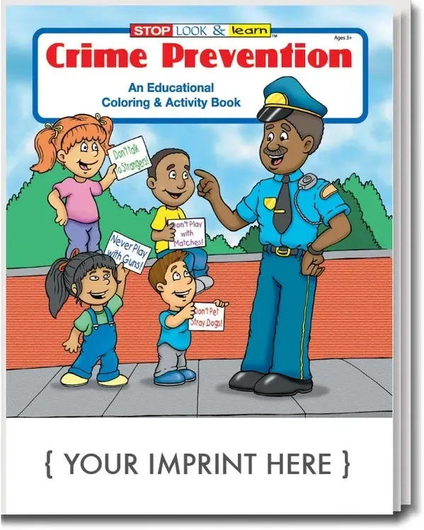 Crime Prevention Coloring Book