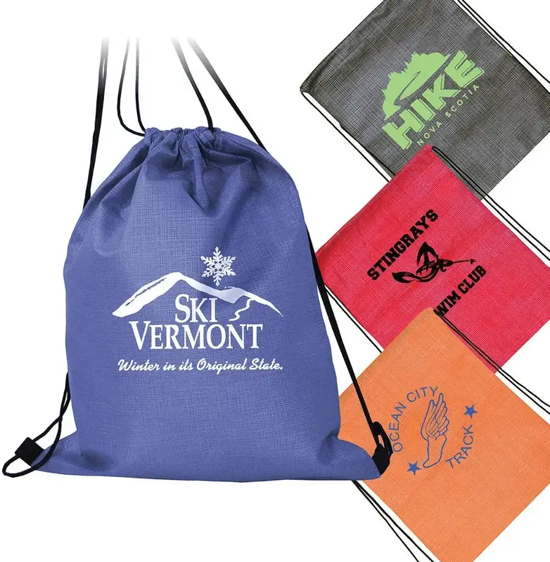 Customized Criss Cross Drawstring Backpacks for Brand Promotion