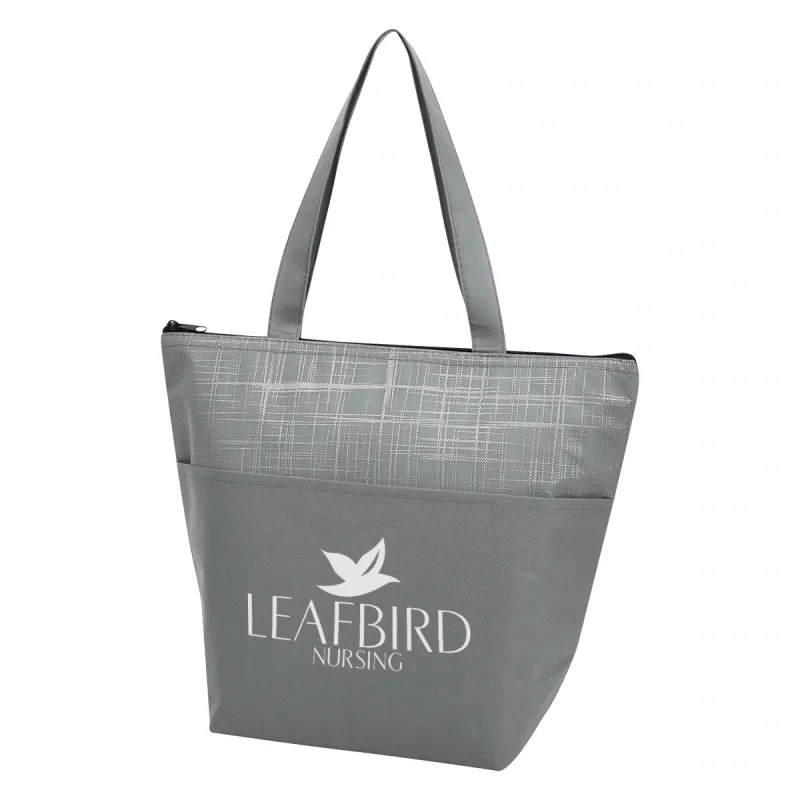 Crosshatch Non-Woven Cooler Bag — view 3