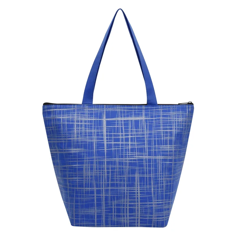 Crosshatch Non-Woven Cooler Bag — view 7