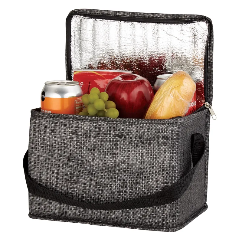 Crosshatch Non-Woven Lunch Bag — view 5