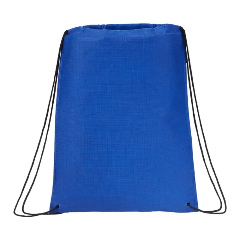 Crossweave Heat Sealed Drawstring Bag — view 5