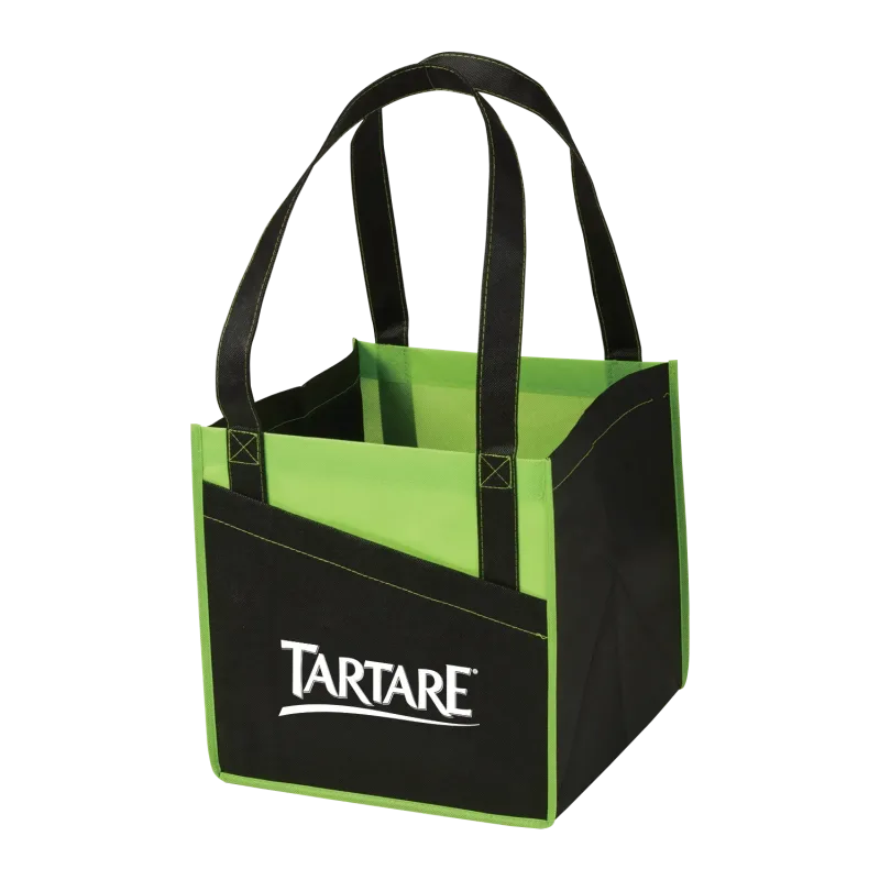 Custom Cube Non-Woven Utility Tote — view 3