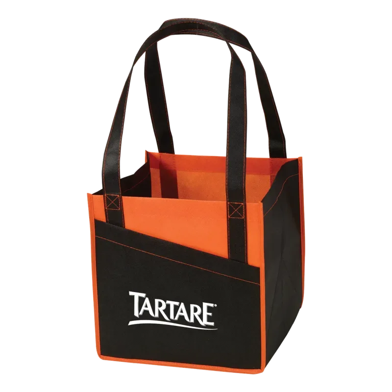 Custom Cube Non-Woven Utility Tote — view 5