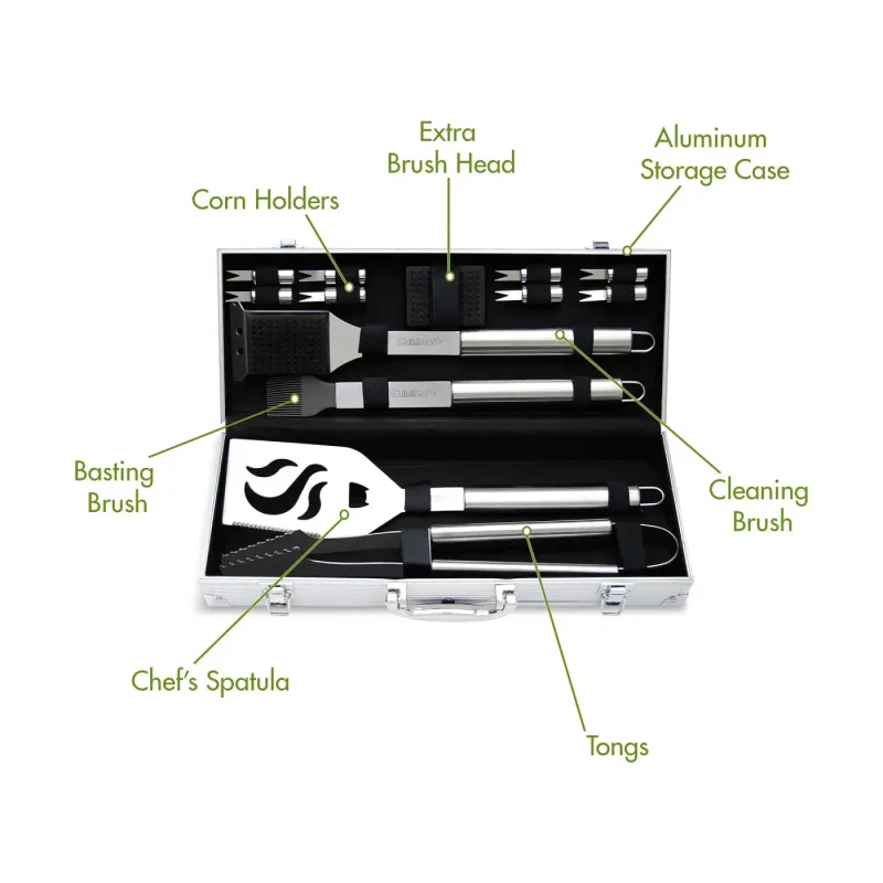 Cuisinart® 14 Piece Deluxe Grill Tool Set — view 3