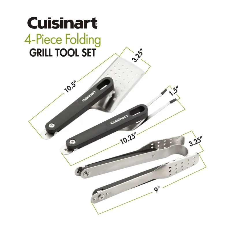 Cuisinart® 4-Piece Folding Grill Tool Set — view 9