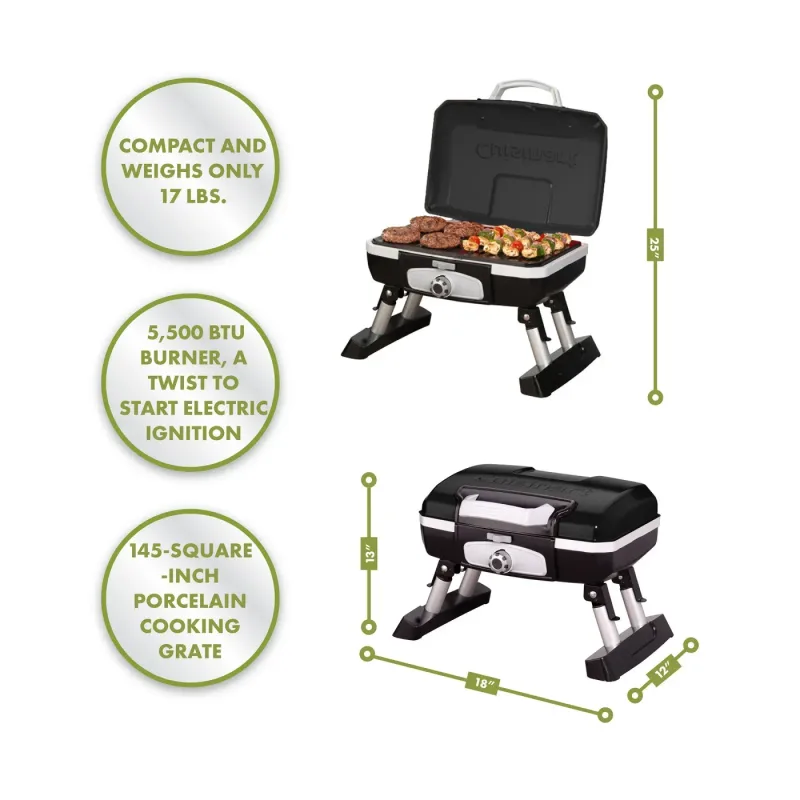 Cuisinart® Petite Gourmet Portable Gas Grill — view 4