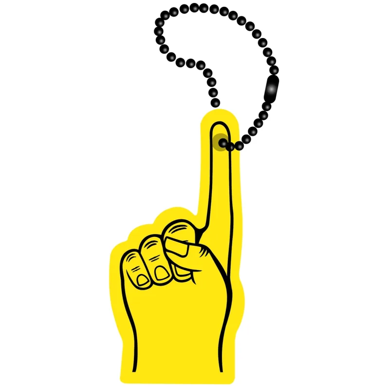 Promo #1 Foam Finger Key Tag — view 5