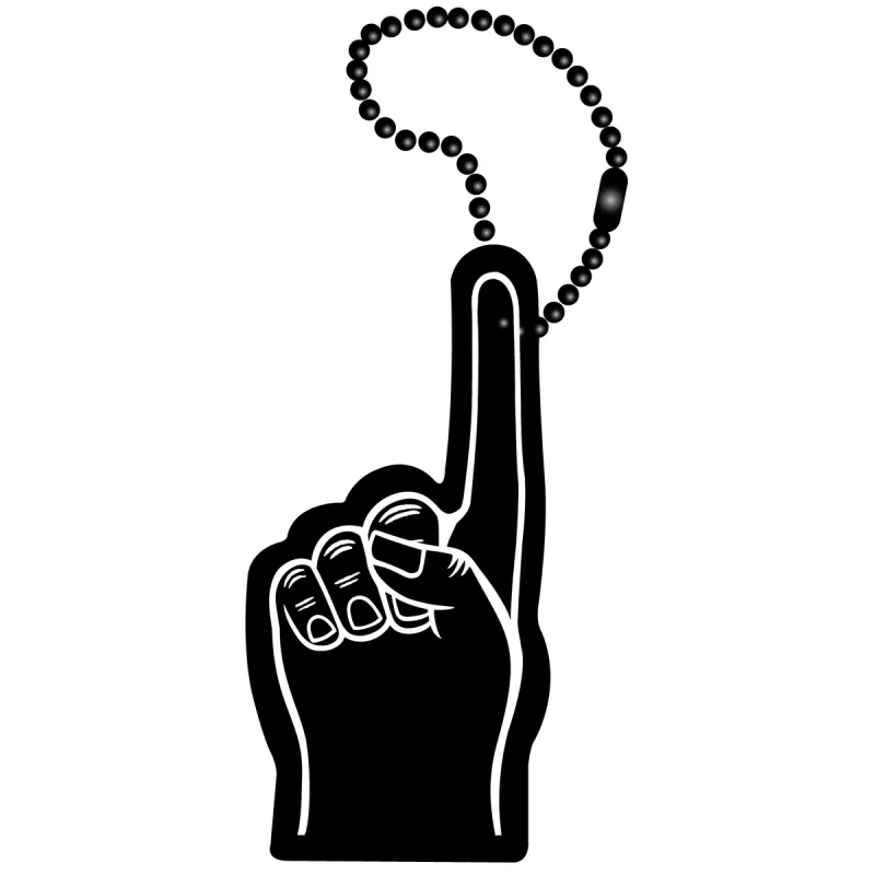 Promo #1 Foam Finger Key Tag — view 6