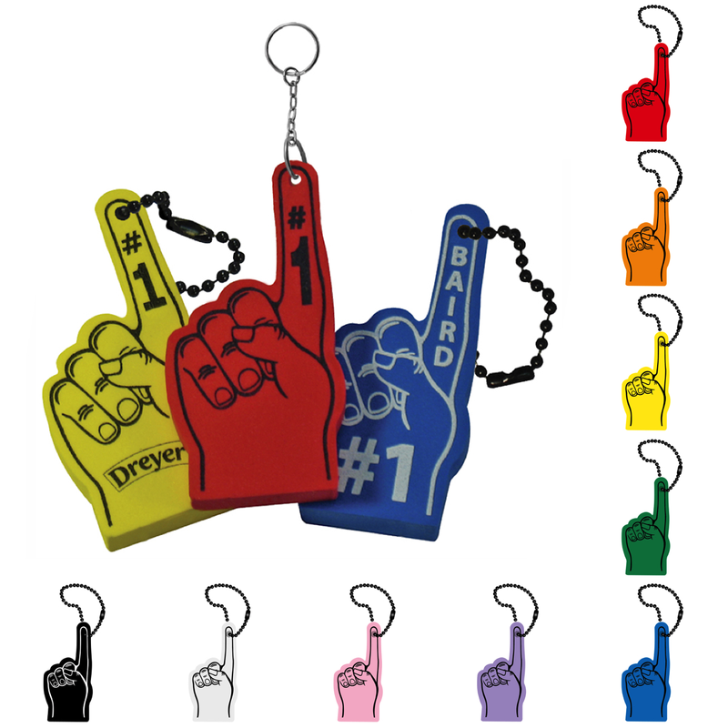 Promo #1 Foam Finger Key Tag