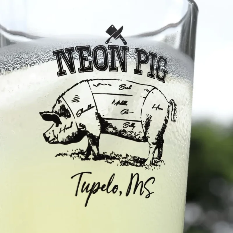 Custom 16 oz. Pint Glasses (1 color imprint) — view 5
