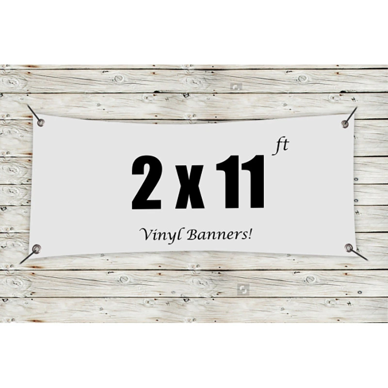 Custom 2' x 11' Vinyl Banners