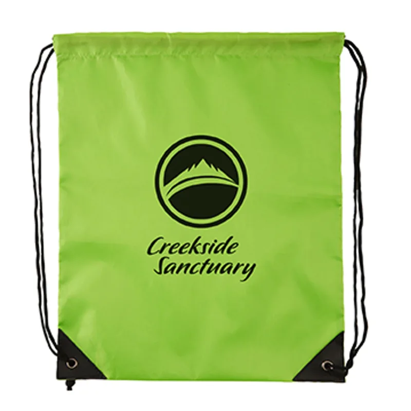 210D RPET Drawstring Backpack — view 5