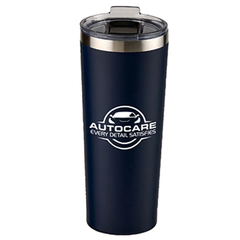 28 oz. Everest Powder Coated Stainless Steel Tumbler — view 2