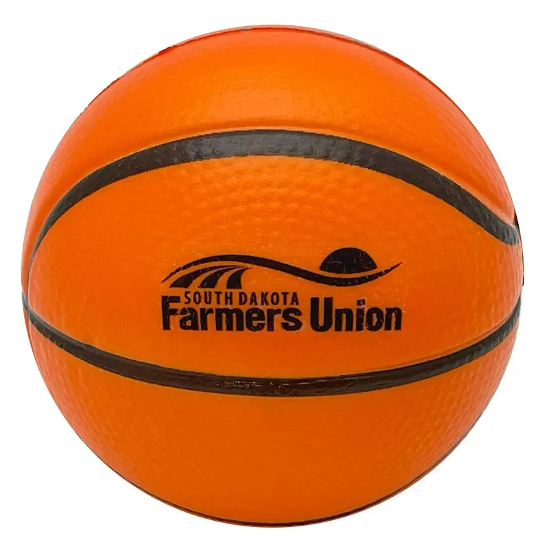 4” foam basketball (Black Only Imprint)