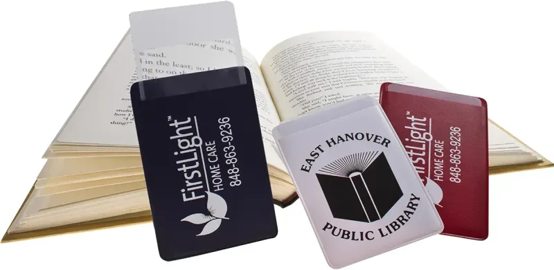 Custom 5X Magnifying Card in a Protective Vinyl Case (Fresnel Lens) — view 6