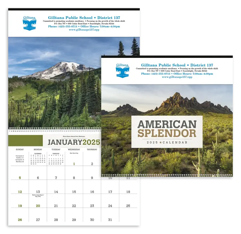 Custom American Splendor Calendar